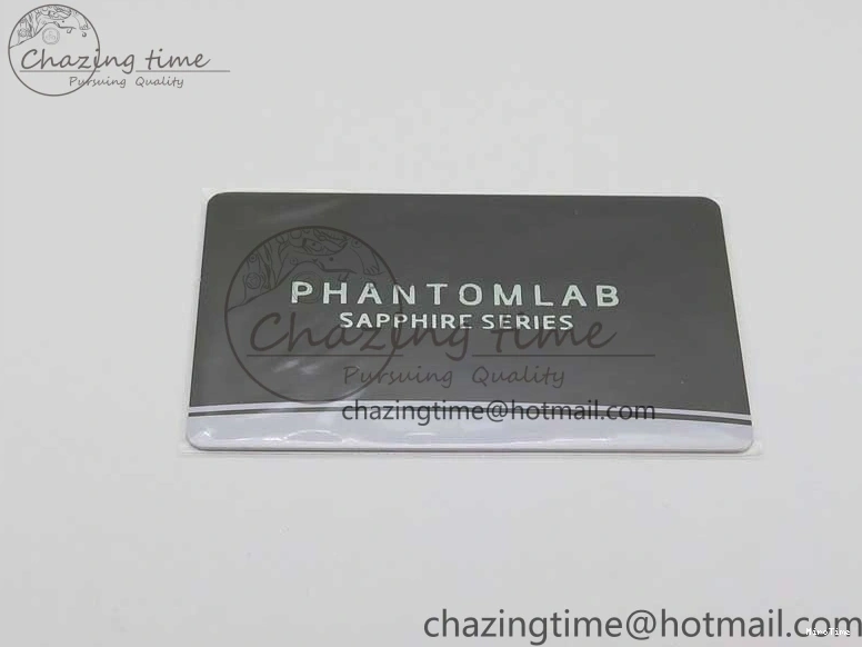 MiroTime 0129 Durable Submariner Phantomlab Transparent KZF Best Edition Blue Moon Dial on White Rubber Strap VR 2564